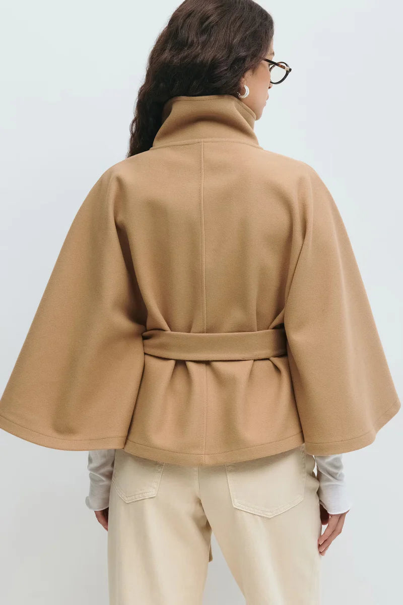 Belt cape jacket