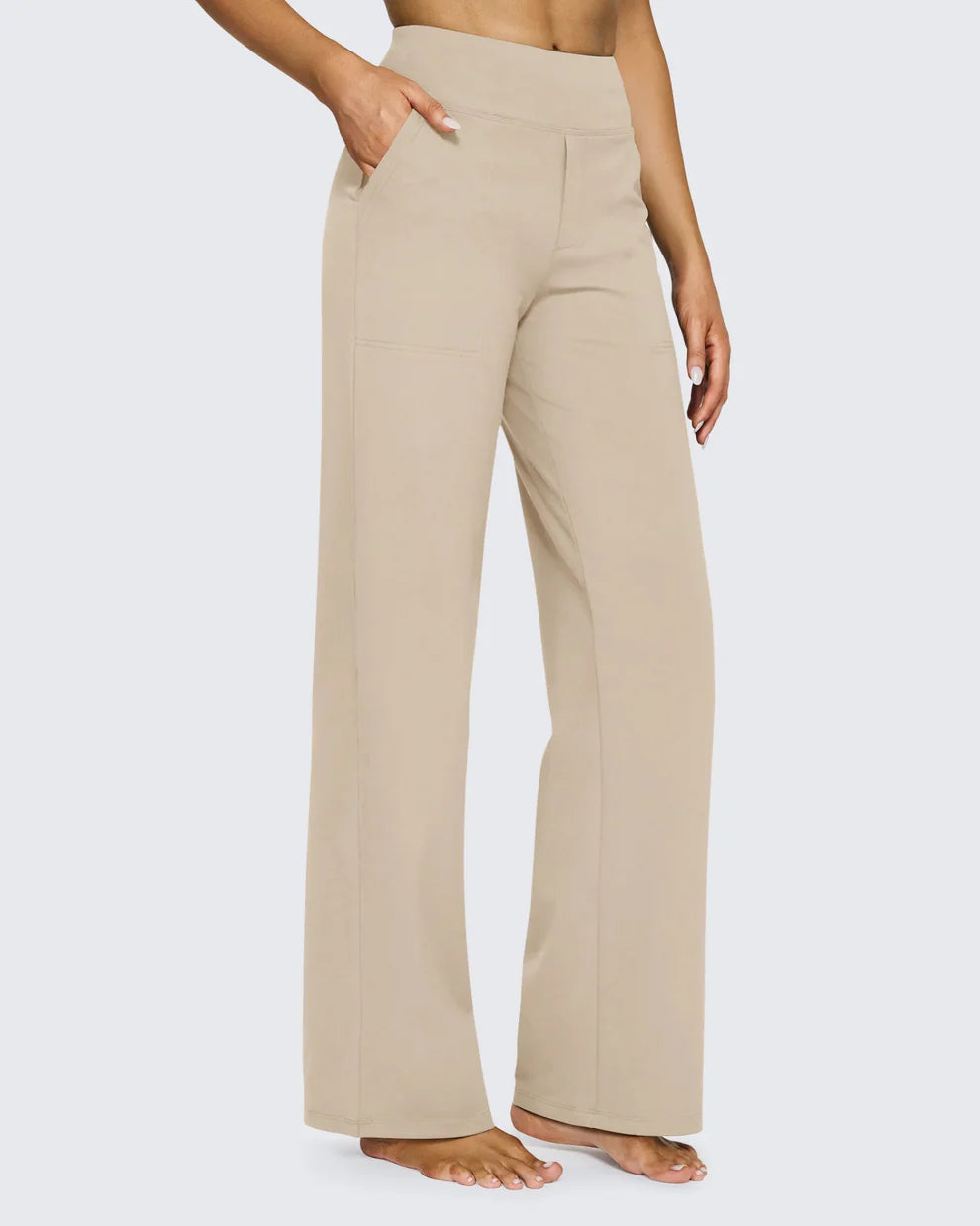 High Waist Cropped Pants