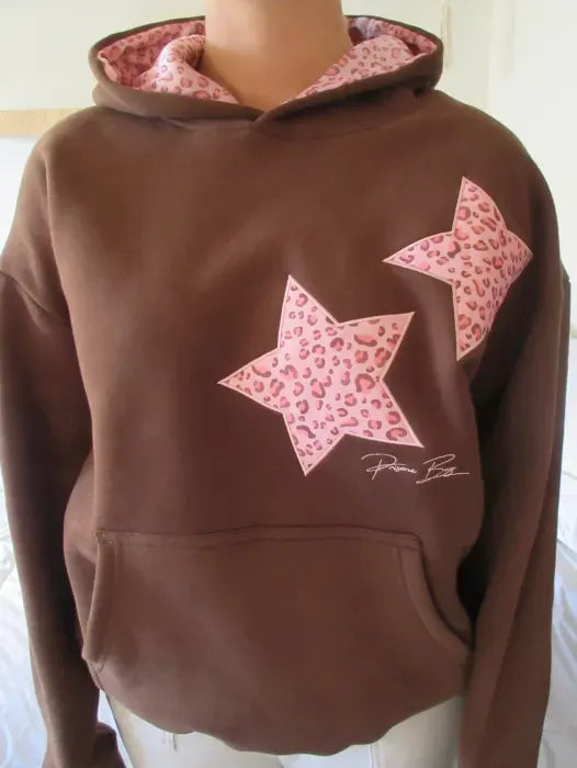 Leopard Star Luxe Hoodie